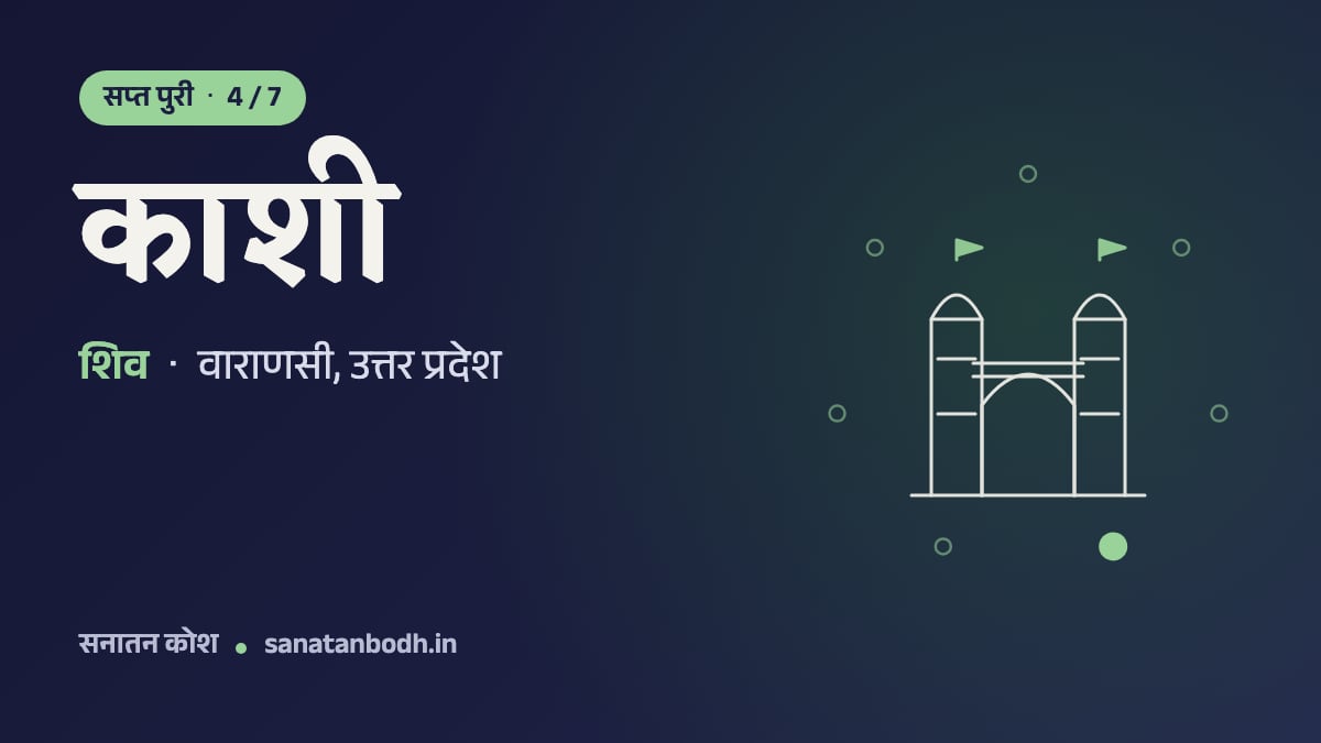 काशी: सप्त पुरी 4/7, शिव, विश्वनाथ रूप में (वाराणसी ज़िला उन्हें नगर का अधिष्ठाता देवता लिखता है), वाराणसी, उत्तर प्रदेश