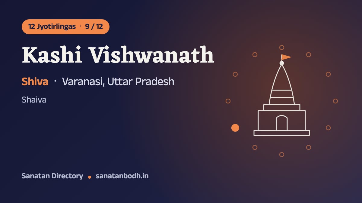 Kashi Vishwanath Jyotirlinga: The 12 Jyotirlingas 9/12, Shiva (Vishwanath, Vishweshwar), Varanasi, Uttar Pradesh